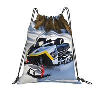 CNTDBU Grand sac à dos avancé pour motoneige - Imperméable et léger - Pour la gym, le sport, le sac à dos décontracté avec cordon de serrage pour les voyages et la randonnée