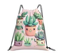 CNTDBU Grand sac à dos imperméable et léger pour plantes succulentes - Sac à dos décontracté avec cordon de serrage pour voyage, randonnée