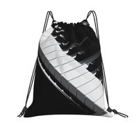 CNTDBU Grand sac à dos imperméable et léger pour touches de piano - Sac à dos décontracté avec cordon de serrage pour voyage, randonnée