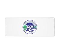 CNTDBU Grand tapis de souris de jeu antidérapant avec bords cousus, motif drapeau des Prairies, tapis de bureau extra large 30 x 80 cm