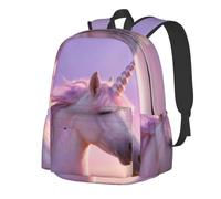 CNTDBU Head Profile Sac à dos léger et décontracté pour adultes - Sac à dos de voyage de grande capacité avec sangles rembourrées - Sac de navetteur résistant à l'eau