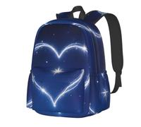 CNTDBU Heart Polaris Sac à dos léger et décontracté pour adultes - Sac à dos de voyage de grande capacité avec bretelles rembourrées - Sac de navetteur résistant à l'eau