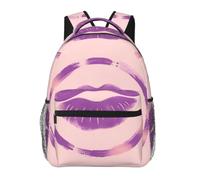 CNTDBU Hickey Stamp Sac à dos léger et décontracté pour adultes, sac à dos de voyage de grande capacité avec sangles rembourrées, sac de banlieue résistant à l'eau
