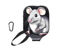 CNTDBU Housse de pagaie de pickleball Mouse in the Hole en néoprène avec poche en maille et mousqueton pour sac de sport