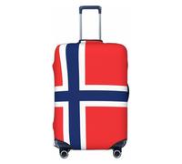 CNTDBU Housse de protection élastique avec drapeau norvégien pour voyage, résistante aux rayures, s'adapte à la plupart des valises, Noir , XL, Bohémien