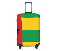 CNTDBU Housse de protection élastique pour valise, motif drapeau de la Guinée-Bissau, résistante aux rayures, convient à la plupart des valises, Noir , S, Bohémien