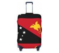 CNTDBU Housse de protection élastique pour valise, motif drapeau de la Papouasie-Nouvelle-Guinée, résistante aux rayures, s'adapte à la plupart des valises, Noir , M, Bohémien