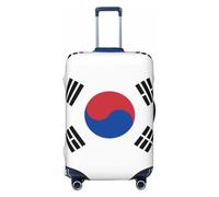 CNTDBU Housse de protection élastique pour valise, motif drapeau de la République de Corée, résistante aux rayures, convient à la plupart des valises, Noir , XL, Bohémien