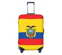 CNTDBU Housse de protection élastique pour valise, motif drapeau de l'Équateur, résistante aux rayures, convient à la plupart des valises, Noir , XL, Bohémien