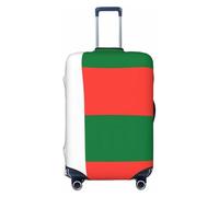 CNTDBU Housse de protection élastique pour valise, motif drapeau de Madagascar, résistante aux rayures, s'adapte à la plupart des valises, Noir , S, Bohémien