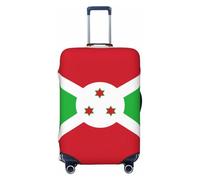 CNTDBU Housse de protection élastique pour valise, motif drapeau du Burundi, résistante aux rayures, s'adapte à la plupart des valises, Noir , XL, Bohémien
