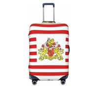 CNTDBU Housse de protection élastique pour valise, motif drapeau du Sénat de Brême, résistante aux rayures, convient à la plupart des valises, Noir , M, Bohémien