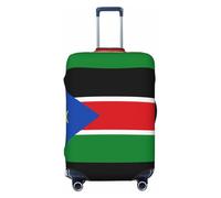 CNTDBU Housse de protection élastique pour valise, motif drapeau du Soudan du Sud, résistante aux rayures, s'adapte à la plupart des valises, Noir , XL, Bohémien