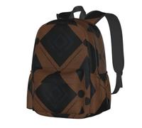 CNTDBU Indigenous Sac à dos léger et décontracté pour adultes - Sac à dos de voyage de grande capacité avec bretelles rembourrées - Sac de navetteur résistant à l'eau