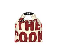 CNTDBU Kiss Cook Phrase Sac à déjeuner isotherme pour travail avec taille réglable, étanche pour un usage quotidien