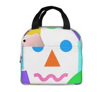 CNTDBU Memphis Sac à déjeuner isotherme avec doublure en aluminium, boîte à déjeuner étanche pour le travail