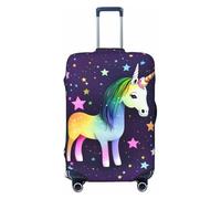 CNTDBU One-Horse Star Housse de protection élastique pour valise, résistante aux rayures, convient à la plupart des valises, Noir , M, Bohémien