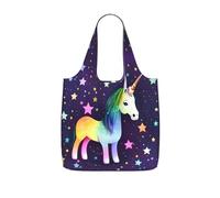 CNTDBU One-Horse Star Sac de courses pliable léger réutilisable pour les courses, sac à dos de voyage de 25 L avec cordon de serrage pour le travail et la salle de sport