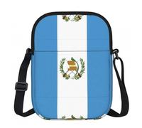 CNTDBU Petit sac à bandoulière avec motif drapeau du Guatemala - Léger - Avec fermeture éclair - Imperméable - Style décontracté - Pour voyage, téléphone, portefeuille