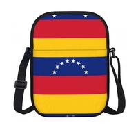 CNTDBU Petit sac à bandoulière avec motif drapeau du Venezuela - Léger - Avec fermeture éclair - Pour femme - Imperméable - Décontracté - Pour voyage, téléphone, portefeuille