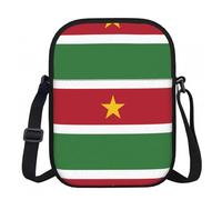 CNTDBU Petit sac à bandoulière drapeau du Suriname - Léger - Fermeture éclair - Pour femme - Imperméable - Style décontracté - Pour voyage, téléphone et portefeuille