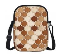 CNTDBU Python Scale Geo Petit sac à bandoulière léger avec fermeture éclair pour femme, sac à bandoulière imperméable et décontracté pour voyage, téléphone et portefeuille