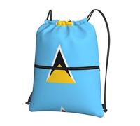 CNTDBU Sac à dos avec cordon de serrage et fermeture éclair - Imperméable - Léger - Pour la gym, le sport, le voyage et la randonnée
