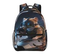 CNTDBU Sac à dos de science-fiction léger et décontracté pour adultes, sac à dos de voyage de grande capacité avec sangles rembourrées, sac de navetteur résistant à l'eau