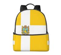 CNTDBU Sac à dos de voyage léger avec housse pour ordinateur portable Motif drapeau du Krai de Stavropol