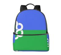 CNTDBU Sac à dos de voyage léger avec housse pour ordinateur portable Motif drapeau métropolitain de Toronto