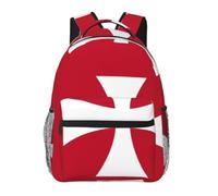 CNTDBU Sac à dos de voyage léger et décontracté pour adultes - Grande capacité - Avec sangles rembourrées - Résistant à l'eau - Drapeau des îles Wallis et Futuna