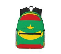 CNTDBU Sac à dos léger avec drapeau de la Mauritanie pour homme et femme - Sac à dos décontracté pour voyage, travail, ordinateur portable pour les trajets quotidiens