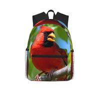 CNTDBU Sac à dos léger cardinal d'Amérique du Nord pour femmes et hommes, sac à dos décontracté pour voyage, travail, sac pour ordinateur portable pour les trajets quotidiens