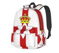 CNTDBU Sac à dos léger et décontracté avec drapeau de l'Irlande du Nord pour adultes - Sac à dos de voyage de grande capacité avec sangles rembourrées - Sac de banlieue résistant à l'eau