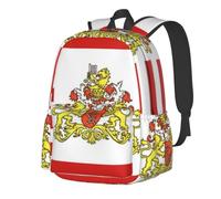 CNTDBU Sac à dos léger et décontracté avec drapeau du Sénat de Brême pour adultes, grande capacité, sac à dos de voyage avec sangles rembourrées, sac de banlieue résistant à l'eau
