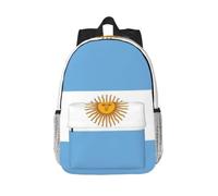 CNTDBU Sac à dos léger pour ordinateur portable Motif drapeau de l'Argentine 15"