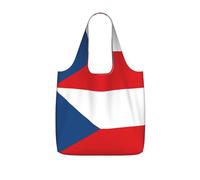 CNTDBU Sac à dos pliable avec cordon de serrage - Motif drapeau de la République tchèque - Léger et réutilisable - 25 l