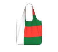 CNTDBU Sac de courses pliable avec cordon de serrage - Léger et réutilisable - Motif drapeau de Madagascar - 25 l