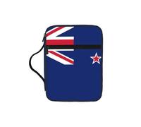 CNTDBU Sac fourre-tout avec poignées - Motif drapeau de la Nouvelle-Zélande - Résistant à l'eau - Pour voyage à l'église, porte-stylo, tablette, journal