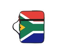CNTDBU Sac fourre-tout avec poignées - Motif drapeau de l'Afrique du Sud - Résistant à l'eau - Pour voyage à l'église, porte-stylo, tablette, journal