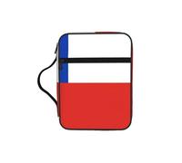 CNTDBU Sac fourre-tout avec poignées - Motif drapeau du Chili - Résistant à l'eau - Pour voyage à l'église, porte-stylo, tablette, journal