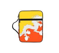 CNTDBU Sac fourre-tout avec poignées - Motif drapeau du Royaume du Bhoutan - Résistant à l'eau - Pour voyage à l'église, porte-stylo, tablette, journal