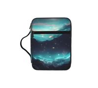 CNTDBU Sac fourre-tout avec poignées pour études de la Bible - Étoiles de science-fiction - Résistant à l'eau - Pour voyage à l'église, porte-stylo, tablette, journal