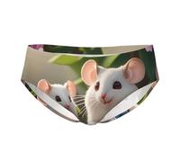 CNTDBU Slip triangle pour homme et mère - Culotte extensible et respirante avec pochette, taille sans étiquette - Évacuation de l'humidité pour un usage quotidien, Noir , L