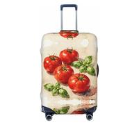 CNTDBU Tomato Basilic Fresh Housse de protection élastique pour valise, résistante aux rayures, convient à la plupart des valises, Noir , L, Bohémien