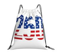 CNTDBU Two Fifty Stars Grand sac à dos imperméable et léger pour le sport, sac à dos décontracté avec cordon de serrage pour voyage randonnée