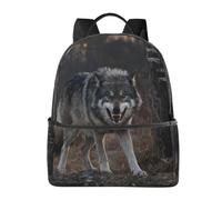 CNTDBU Wolf Guard Sac à dos de voyage léger avec housse pour ordinateur portable