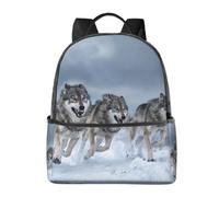 CNTDBU Wolf Pack Sac à dos de voyage léger avec housse pour ordinateur portable