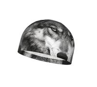 CNTDBU Wolf Raven Paire de doublure de casque anti-humidité Noir