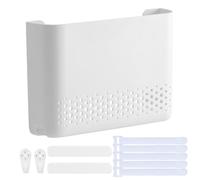 Cnwinu Armoire de routeur, cache-câble TV, support mural (25,6 x 17 x 5 cm) pour rack WiFi - Décoration murale - Boîte de rangement murale - Boîte de rangement